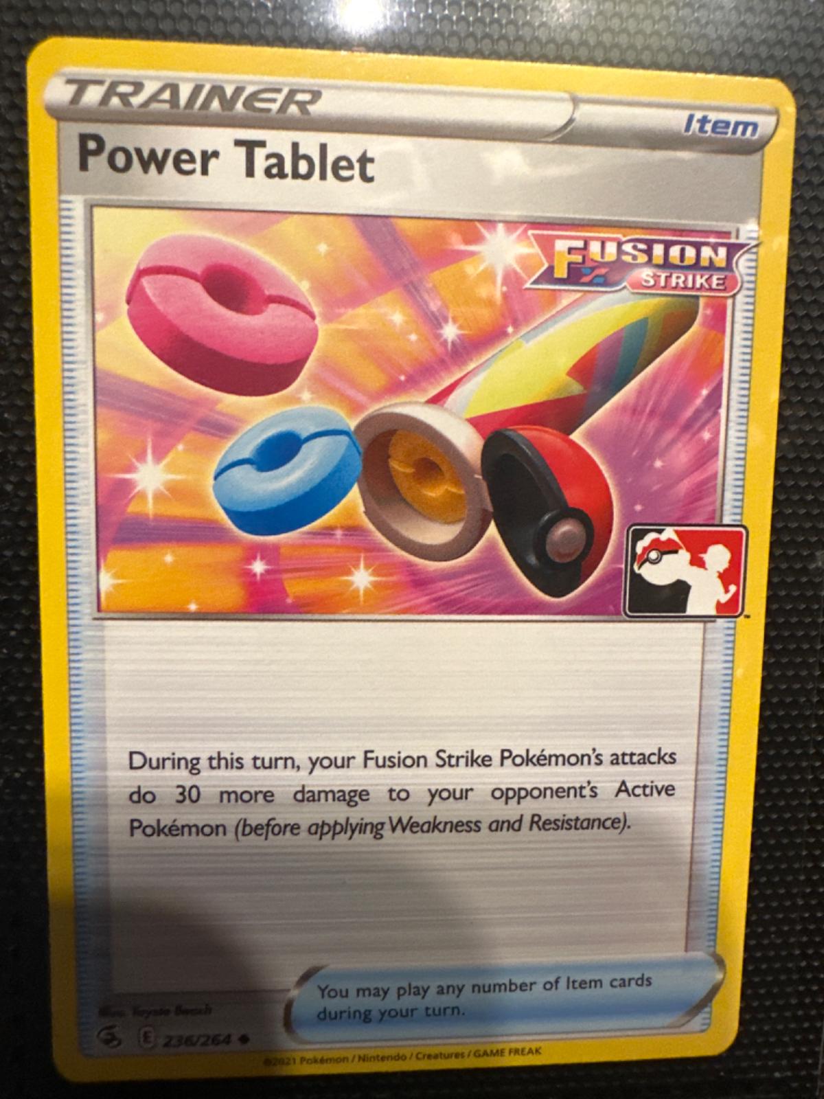 Fusion Strike Power Tablet [Prize-Pack-Stamp] Pokémon card